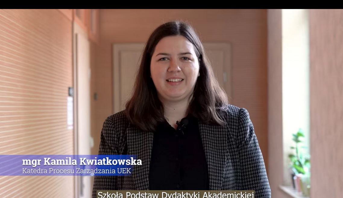 Kamila Kwiatkowska Katedra Procesu Zarządzania UEK